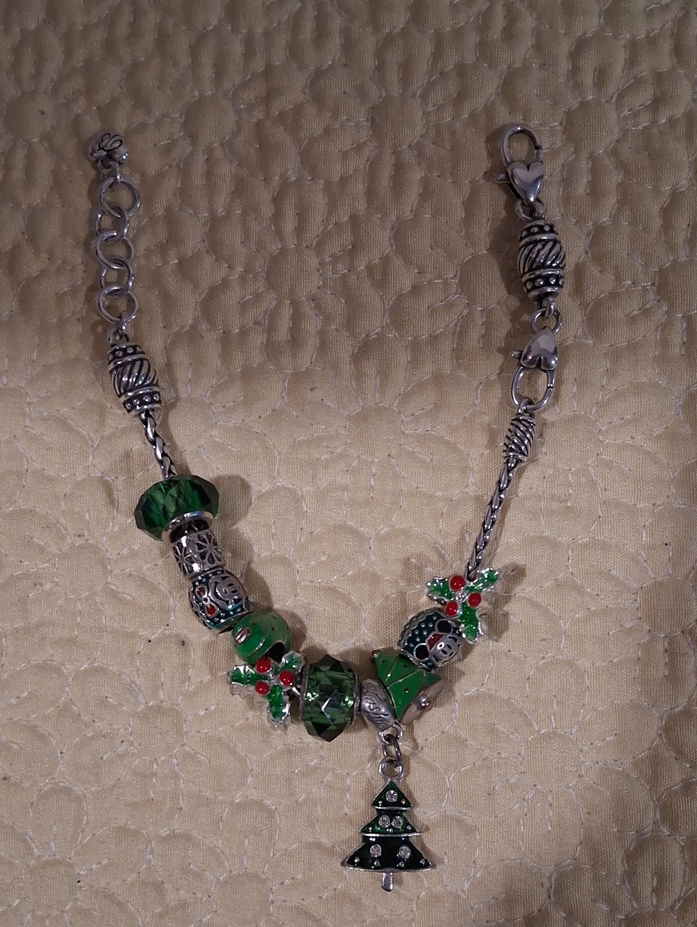 BRIGHTON CHRISTMAS CHARM BRACELET ** CHARMS NOT BRIGHTON **